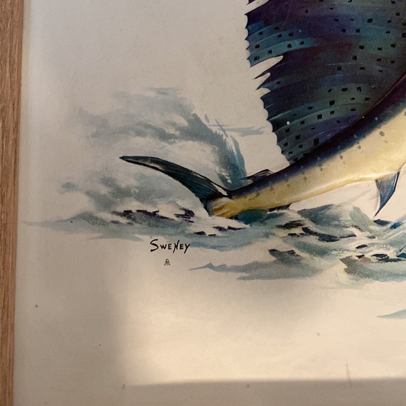 VTG 2 Sweney 70s 3D Prints. Framed Art. 18”x16.5”. Molded Plastic Print. - Picture 5 of 16